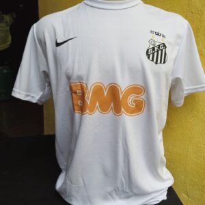 Manto Santos Retrô Neymar BMG Branca