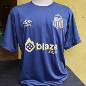 Manto Santos Retrô Neymar Blaze Azul