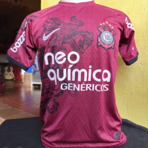 Manto Corinthians Retrô São Jorge Vinho