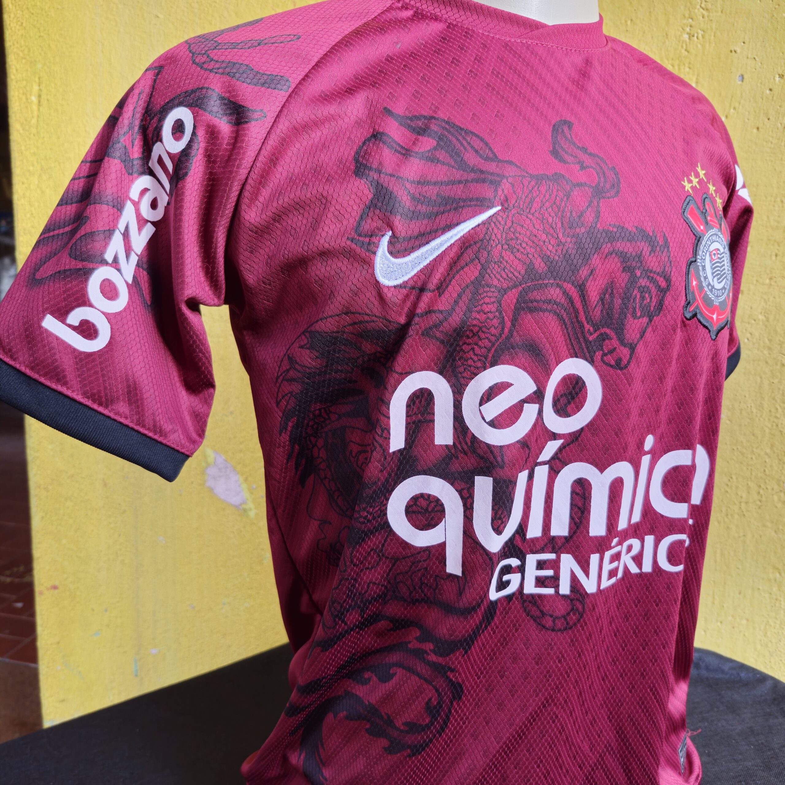 Manto Corinthians Retrô São Jorge Vinho - Imagem 6