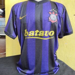 Manto Corinthians Retrô Batavo Roxa