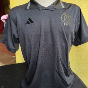 Manto Flamengo Casual Polo All Black