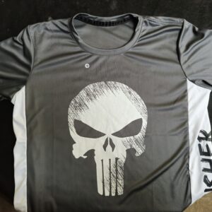Rash Guard Caveira Punisher Cinza