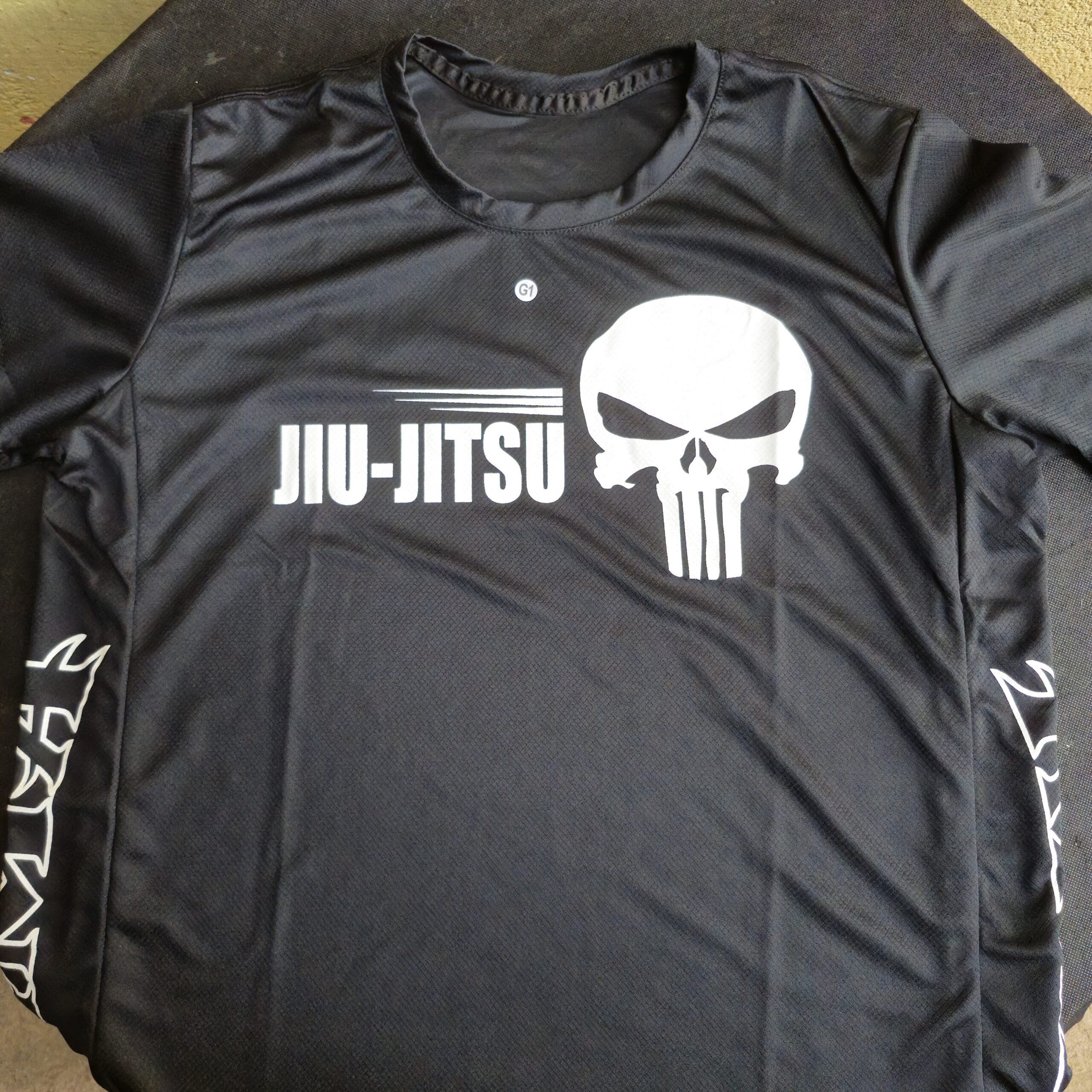 Rash Guard Jiu-Jitsu Caveira Preta