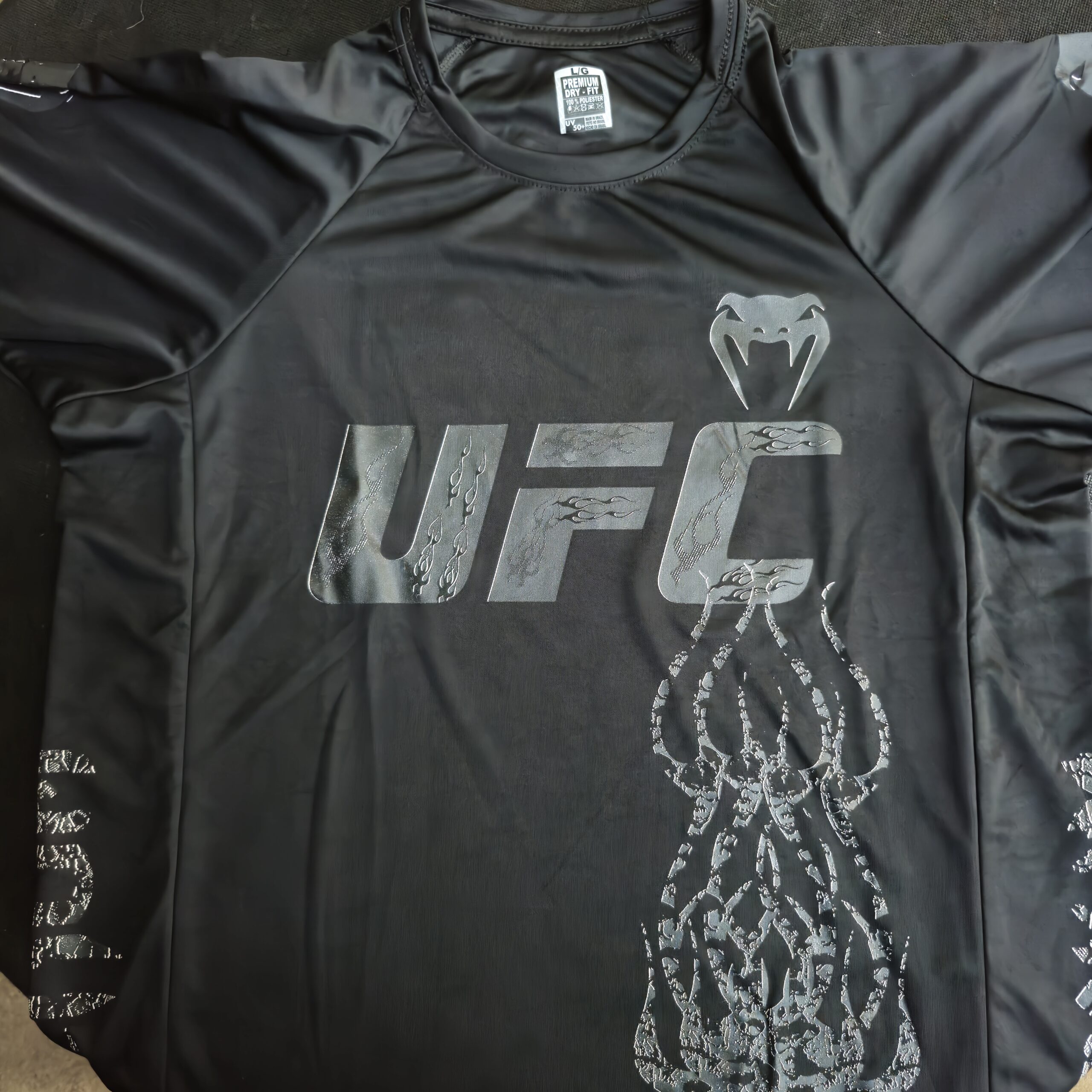 Rash Guard Venum UFC Preta